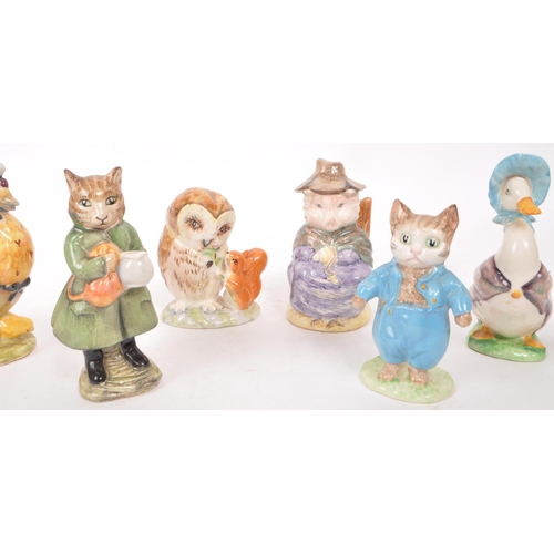 65 - Beswick - A collection of thirteen mid-century porcelain Beatrix Potter figures, to include, 'Samuel... 