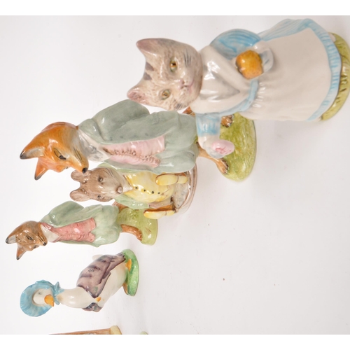 65 - Beswick - A collection of thirteen mid-century porcelain Beatrix Potter figures, to include, 'Samuel... 