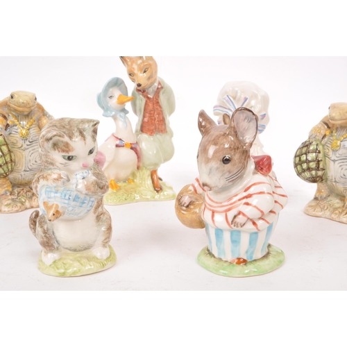 67 - Beswick - A collection of ten 20th century porcelain Beatrix Potter figures, including, 'Diggory Dig... 