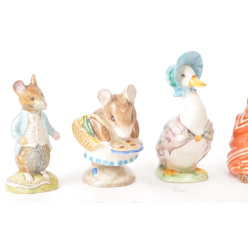 72 - Beswick - A collection of ten 20th-century Beatrix Potter figures, including 'Sir Isaac Newton' (197... 