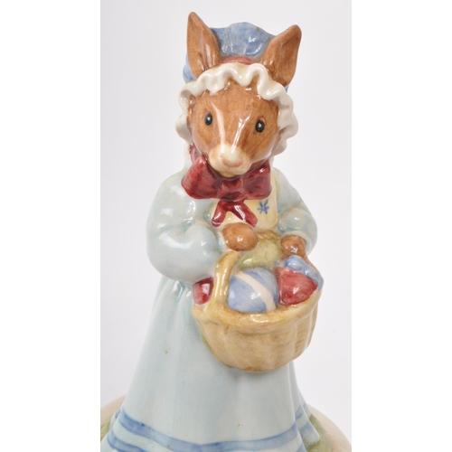 82 - Royal Doulton Tableware - Bunnykins - A 1980s porcelain 'Easter Parade' music box. Featuring 'Mrs Bu... 