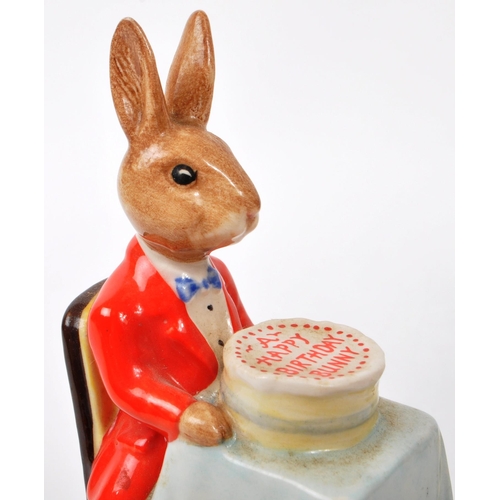 83 - Royal Doulton - Bunnykins - Two 20th-century porcelain music boxes. Comprising of 'Rock-A-Bye Baby' ... 