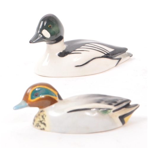 9 - Beswick - A collection of six porcelain Peter Scott duck figurines, comprising of, 'Golden Eye', 'Wi... 