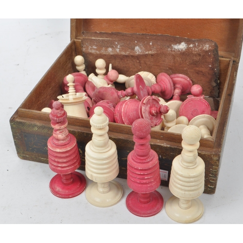 326 - Set of three chess sets. One set is 19th century carved wood with felt bases, another is 20th centur... 