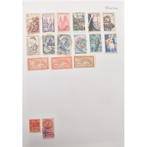 519 - A collection of 19th and 20th century European and USA postage stamps. The collection to include exa... 