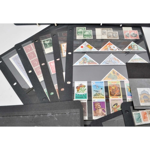 523 - A collection of 20th century British and Foreign postage stamps. The collection featuring franked an... 