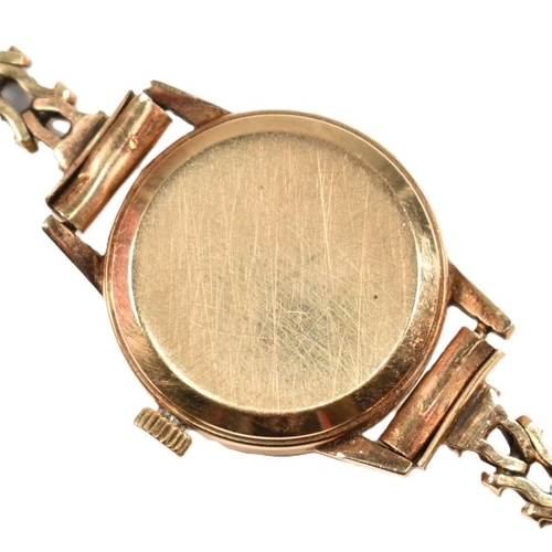 136 - A hallmarked 9ct gold Everite ladies wristwatch. The hallmarked 9ct gold ladies' Everite wristwatch ... 