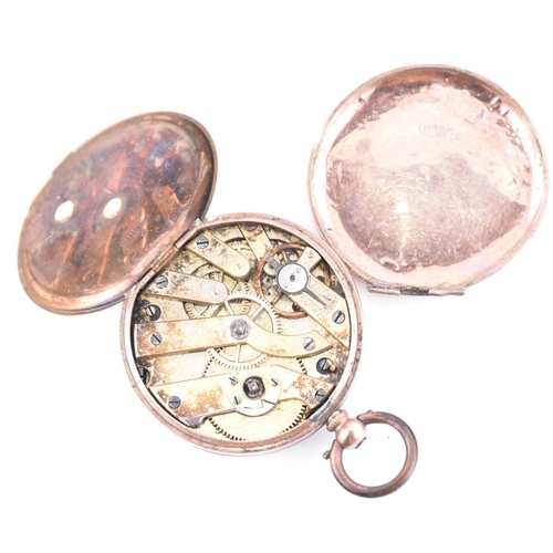 195 - Two pocket watches including Elgin and 9ct gold other AF. The lot to include a yellow metal Elgin po... 