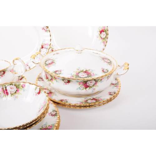 10 - Royal Albert - Celebration - Late 20th century bone china part dinner service, including two tureens... 