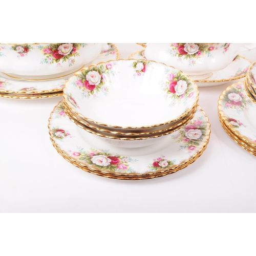 10 - Royal Albert - Celebration - Late 20th century bone china part dinner service, including two tureens... 