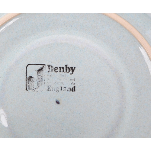 106 - Denby - Romance - Late 20th century two tone dinner service comprising cups, dinner plates, bowls et... 