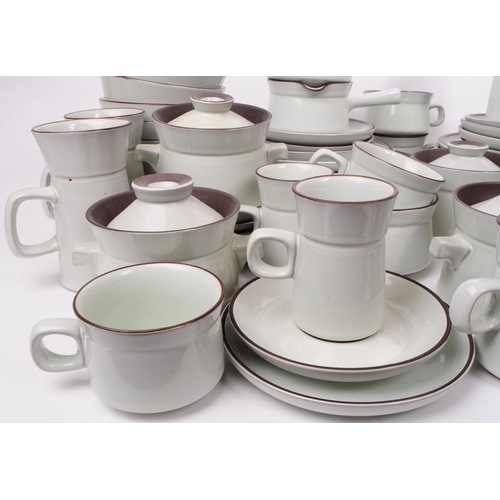 116 - Denby - Summit Pattern - A large extensive collection of Denby stoneware dinner / tea service set. T... 