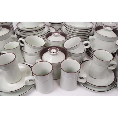 116 - Denby - Summit Pattern - A large extensive collection of Denby stoneware dinner / tea service set. T... 