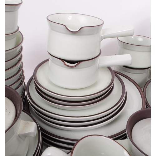 116 - Denby - Summit Pattern - A large extensive collection of Denby stoneware dinner / tea service set. T... 