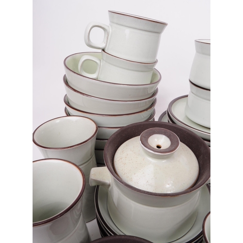 116 - Denby - Summit Pattern - A large extensive collection of Denby stoneware dinner / tea service set. T... 