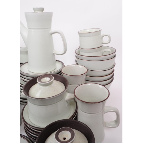 116 - Denby - Summit Pattern - A large extensive collection of Denby stoneware dinner / tea service set. T... 