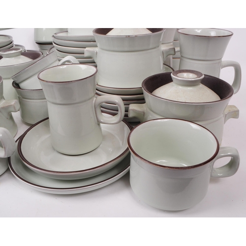 116 - Denby - Summit Pattern - A large extensive collection of Denby stoneware dinner / tea service set. T... 