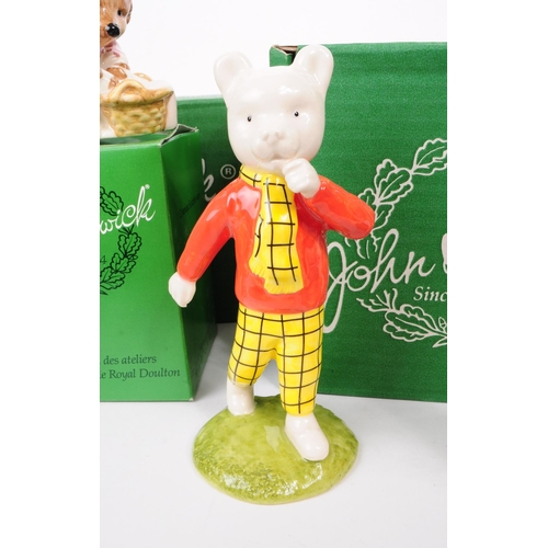 139 - Beswick - Royal Doulton - Five 20th century porcelain figurines. Comprised of Jemima Puddleduck / Du... 