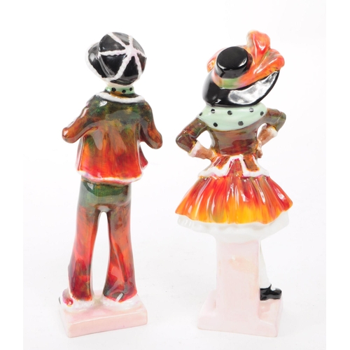 143 - Royal Doulton - Two mid century porcelain figurines comprised of Pearly Girl HN 2036 and Pearly Boy ... 