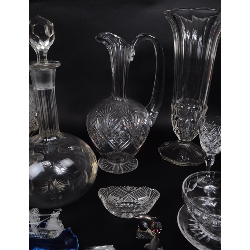 152 - Collection of late 20th century glass wares and Swarovski ornaments. Examples including Stuart cryst... 