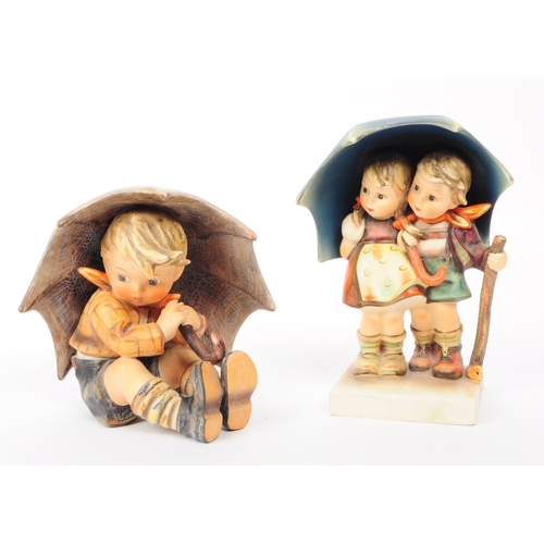 158 - Hummel - W. Goebel - Two vintage mid 20th century West German bisque figures. The collection to incl... 