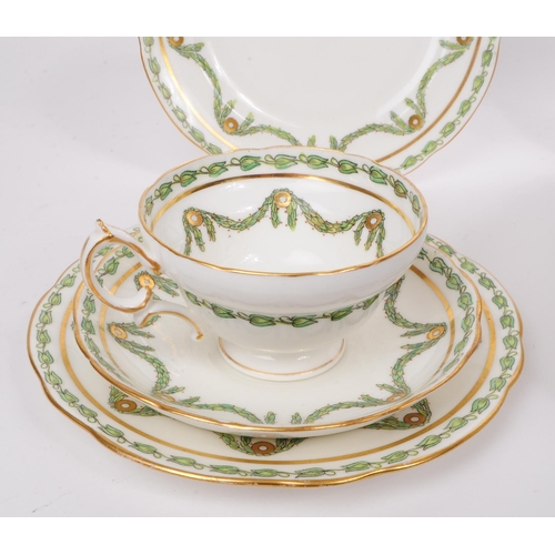 183 - A collection of late 19th and early 20th century continental porcelain pieces. The collection to inc... 