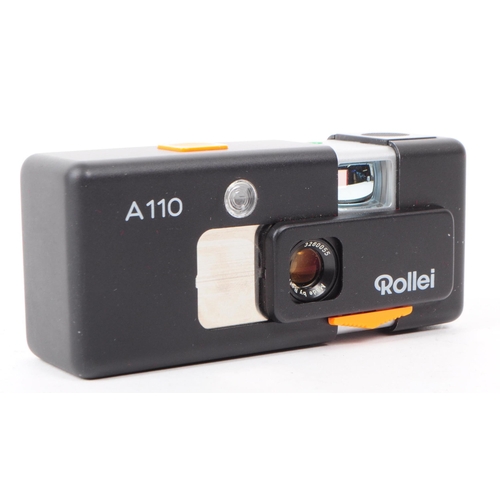 216 - Rollei - A vintage 20th century circa 1970s Rollei A110 110 format compact viewfinder camera. The ca... 