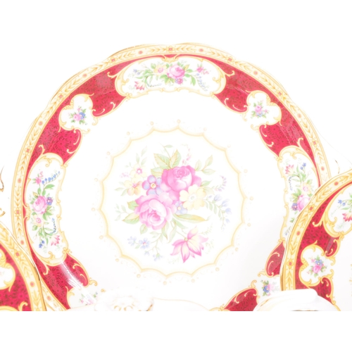 36 - Royal Albert - Lady Hamilton - A 20th century Royal Albert bone china part tea service to include si... 