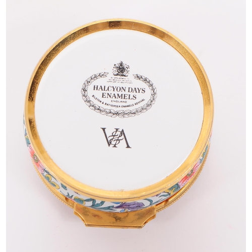 383 - Crummels - Halcyon - A vintage mid 20th century Crummels Winnie The Pooh enamelled pill box, alongsi... 