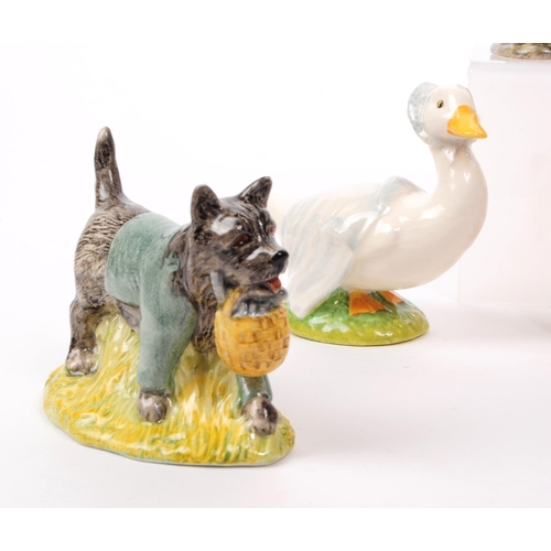 41 - Beswick - A collection of eight 20th century porcelain Beatrix Potter figures, including, 'Goody &am... 