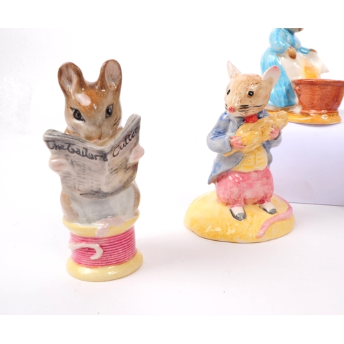 42 - Beswick - A collection of eight 20th century porcelain Beatrix Potter figures, 'Mrs Flopsy Bunny' (1... 