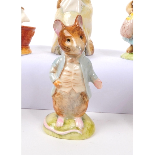 42 - Beswick - A collection of eight 20th century porcelain Beatrix Potter figures, 'Mrs Flopsy Bunny' (1... 