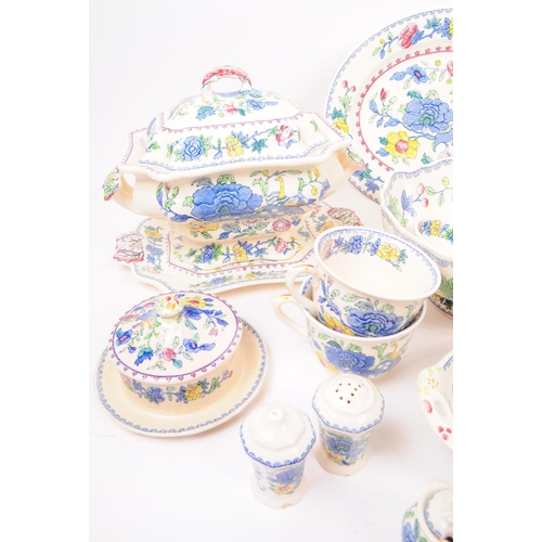 43 - Masons - Regency - A 19th century Masons part dinner and tea service in the Regency pattern. To incl... 