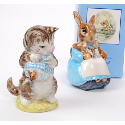 45 - Beswick - A collection of eight 20th century porcelain Beatrix Potter figures, including, 'Flopsy Mo... 