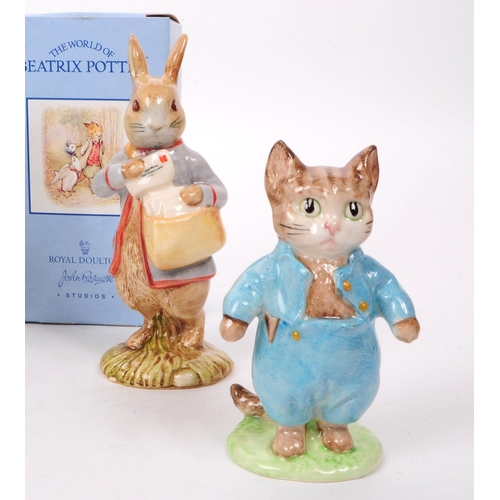 45 - Beswick - A collection of eight 20th century porcelain Beatrix Potter figures, including, 'Flopsy Mo... 