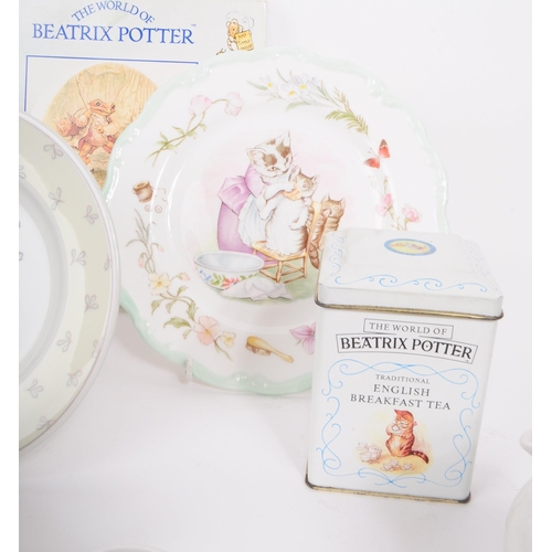 48 - A collection of vintage late 20th century Beatrix Potter collectables, including Wedgwood miniature ... 