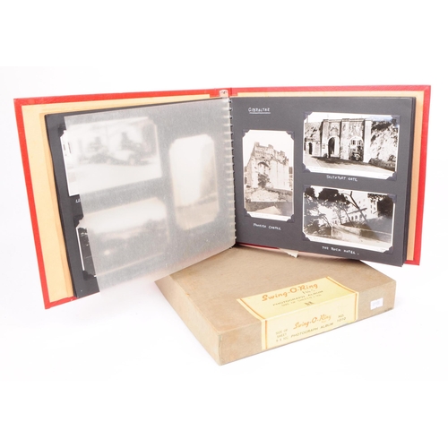 547 - A mid 20th century circa 1952 holiday photo album covering Spain and Morocco. The holiday album feat... 