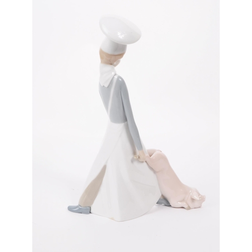 94 - Lladro - Late 20th century porcelain figure 'Cook in Trouble' model number 4608 sculpted by Vincente... 