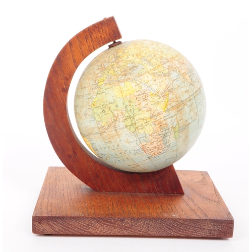 215A - Philips - A vintage mid 20th century Philips 6 Inch desktop terrestrial globe. The globe of small pr... 