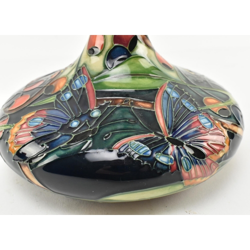 109 - Emma Bossons for Moorcroft Pottery - Hartgring Pattern - a 2002 tube lined hand painted ceramic squa... 