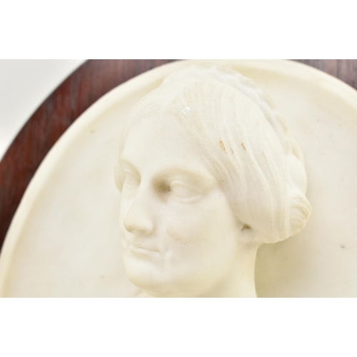 137 - Edward Ambrose (1814-1890) - a pair of mid 19th century white marble busts depicting Irish nobles. D... 