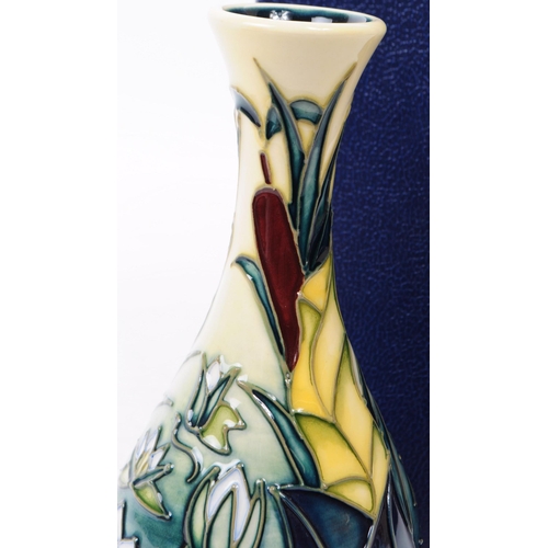 143 - William Moorcroft - Lamia pattern - a late 20th century ceramic vase. The vase of shouldered form fe... 