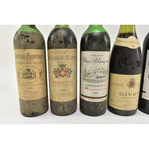 174 - A large collection of French & Continental red wine bottles. The lot to include two Chateau Fonr... 