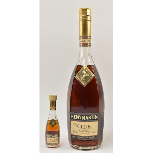 178 - Remy Martin - Club de Remy Martin - a boxed fine Champagne Cognac 40% abv 70cl bottle. Together with... 