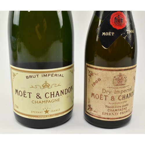 179 - Moet & Chandon Brut & Dry Imperial - Two bottles of French champagne. The lot to include a M... 