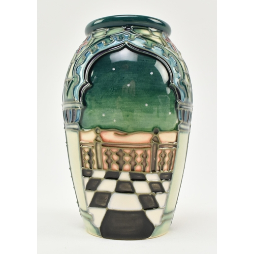 18 - William Moorcroft - Jumeirah pattern - a late 20th century ceramic vase. The vase of bulbous form, f... 