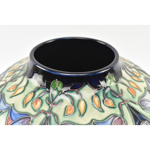 28 - Rachel Bishop for Moorcroft Pottery - Anatolia Pattern - a 2003 tube lined ceramic baluster shaped C... 