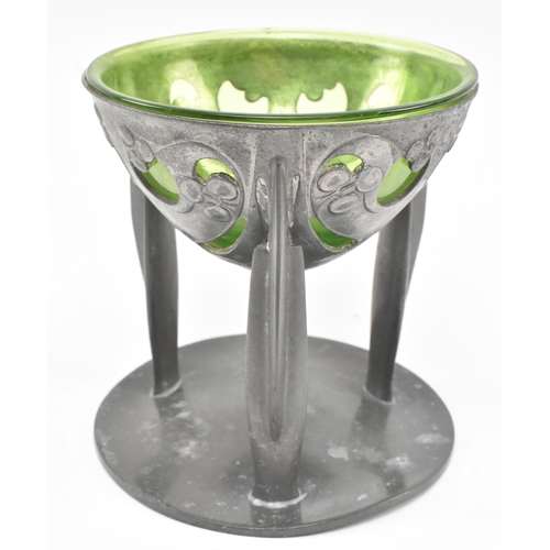 4 - Liberty & Co. - an early 20th century Tudric Pewter coupe designed by Archibald Knox, featuring ... 