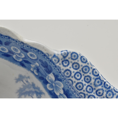 51 - Spode - Tower Pattern - an mid 19th century circa 1840s - 60s blue & white transfer printed hand... 