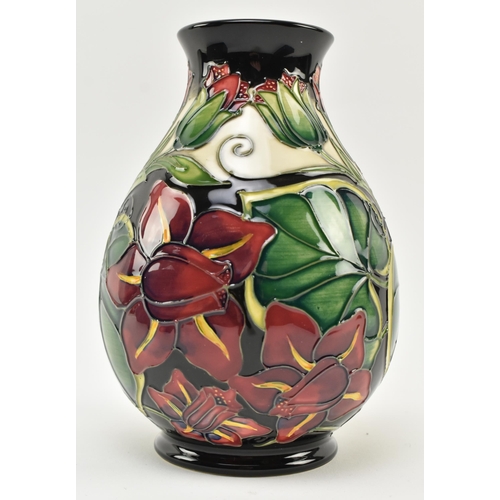 53 - William Moorcroft - Palmata Pattern - a vintage late 20th century vase designed by Shirley Hayes. Th... 